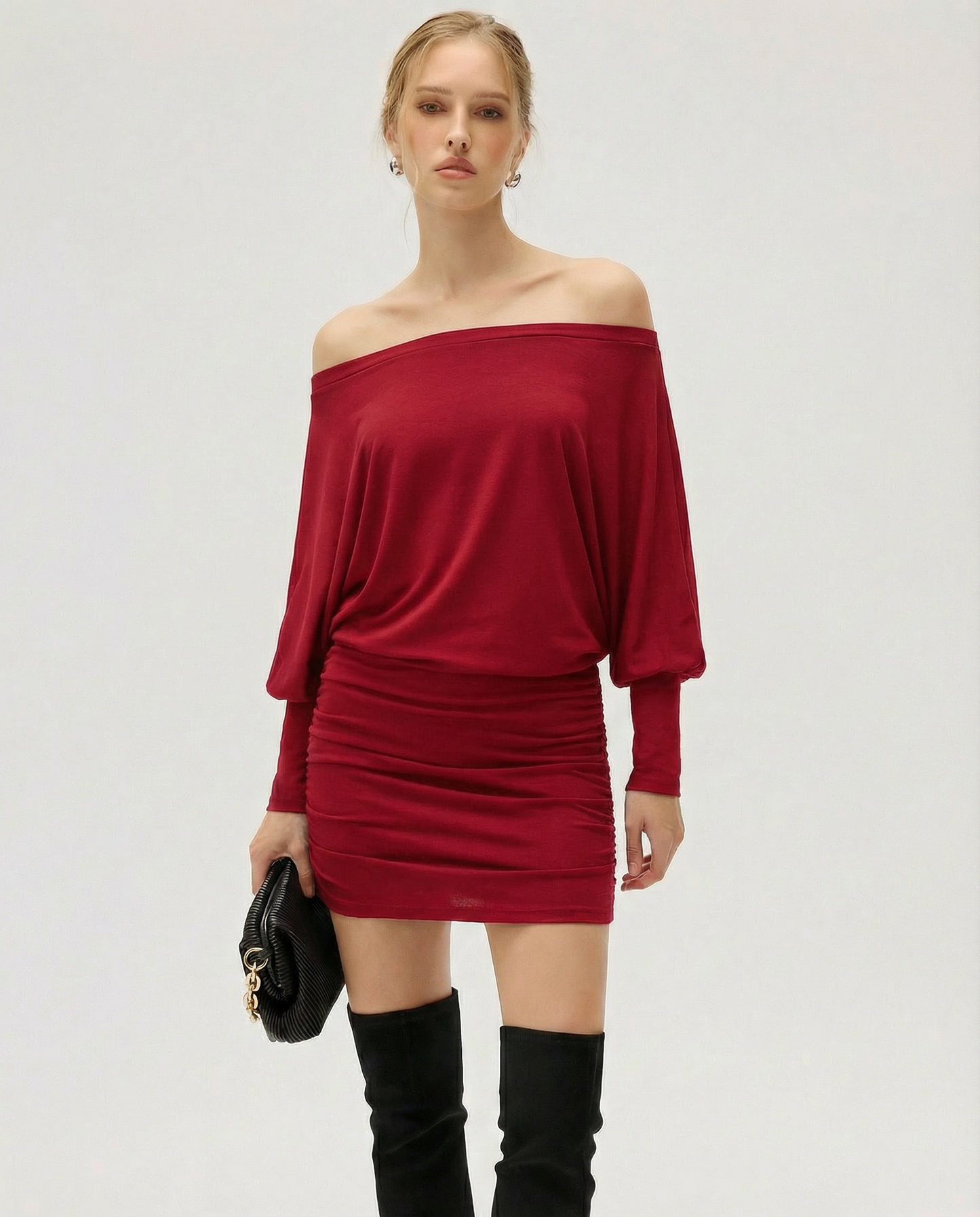 Van Houten™ | SOLA Rimpel Mini Jurk