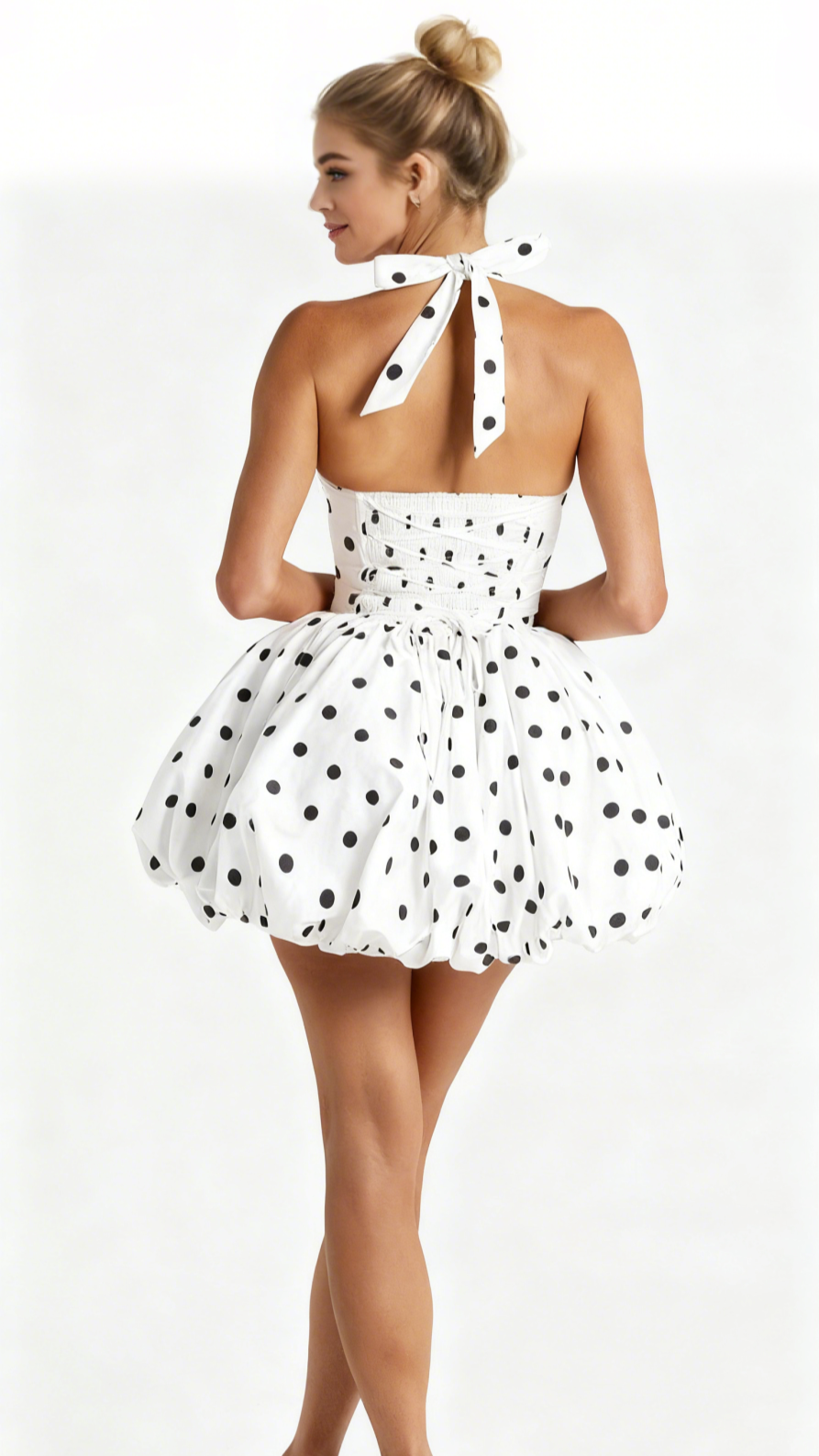 Van Houten™ | Polka Dot Mini Jurk