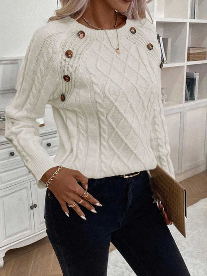 Clara | Trui met Knopen voor Dames