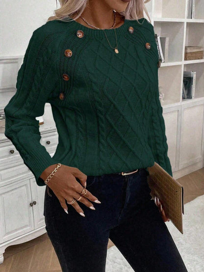 Clara | Trui met Knopen voor Dames