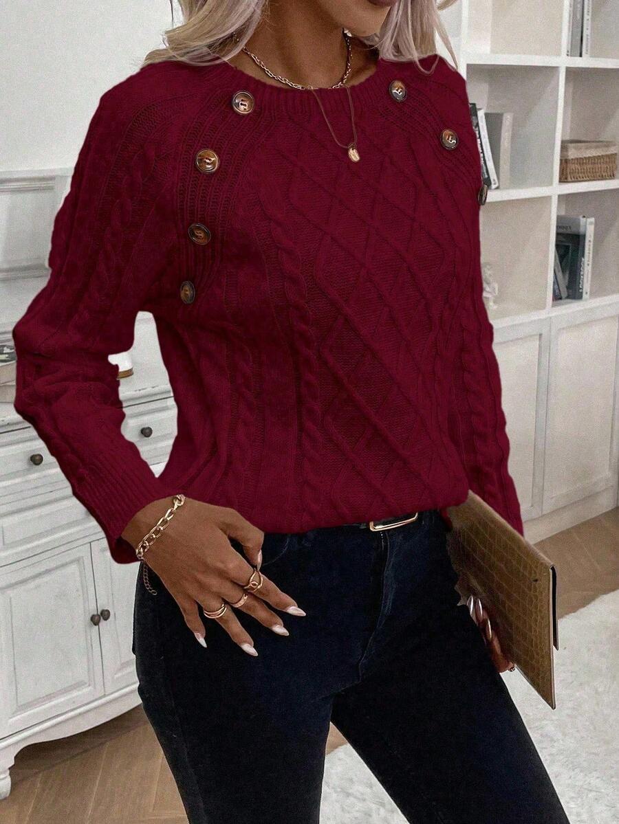 Clara | Trui met Knopen voor Dames