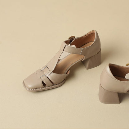 Belliora | Vierkante Teen Zomer Sandalen