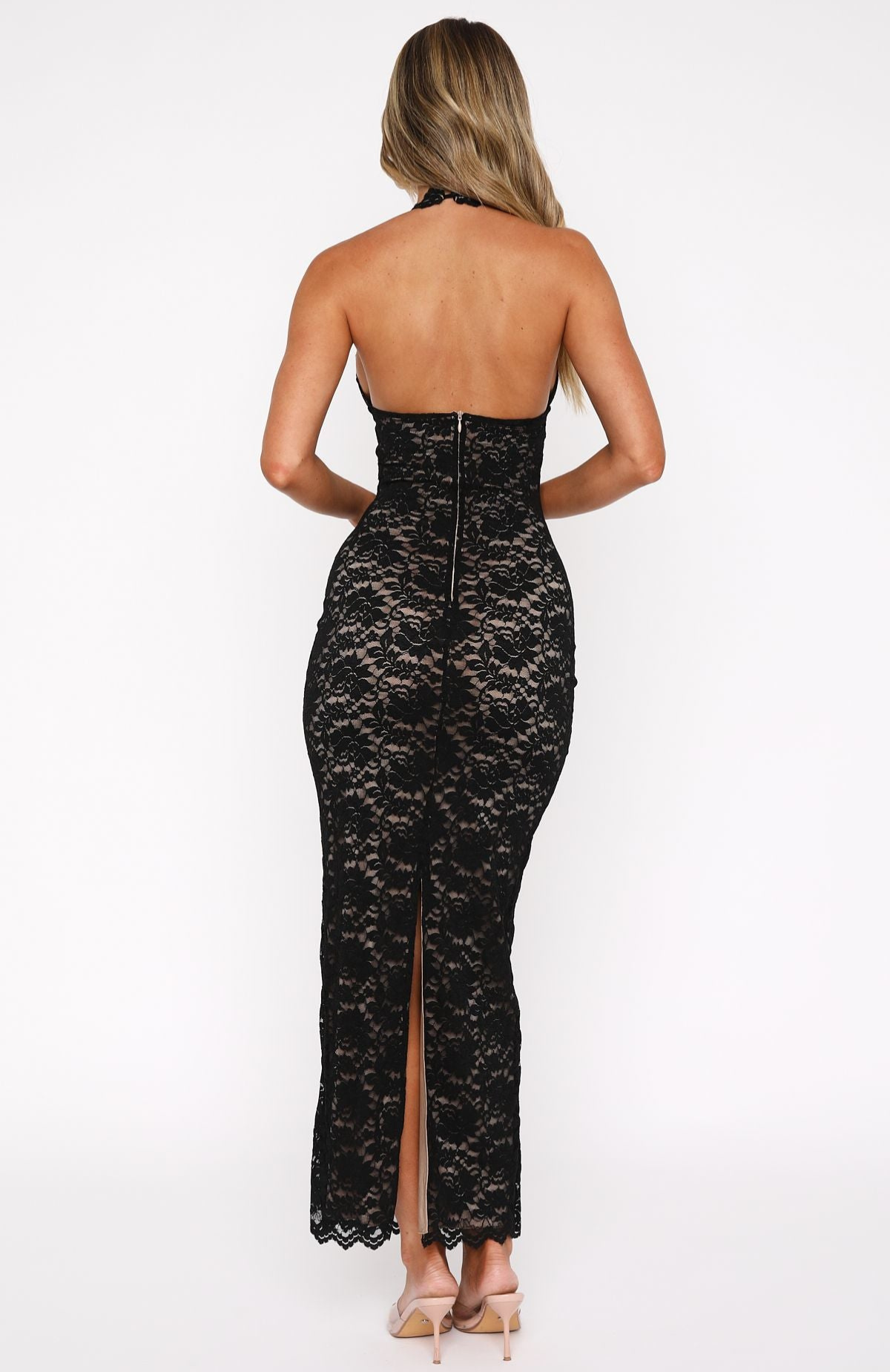 Van Houten™ | Lace Me Maxi Jurk