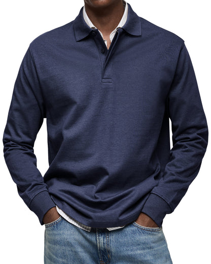 Alexandre™ casual polo met lange mouwen