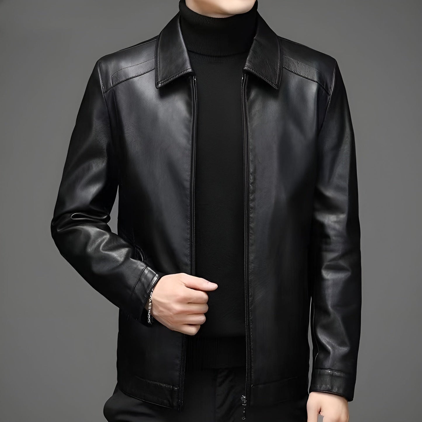 Julien™ | Casual leren jasje