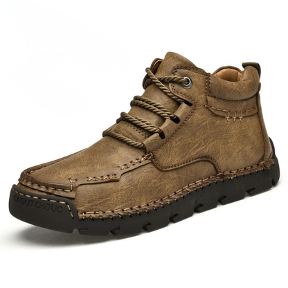 Vintage Thermische Winter Leren Casual Martin Boots voor Heren
