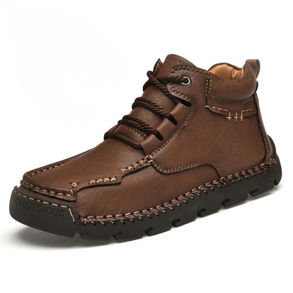 Vintage Thermische Winter Leren Casual Martin Boots voor Heren