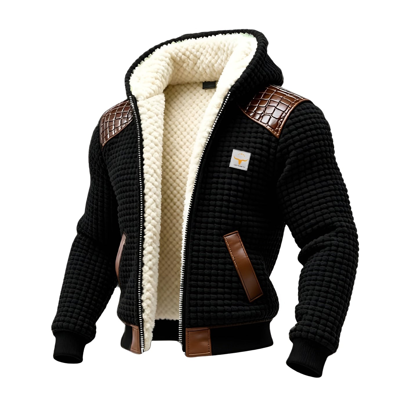 VANHOUTEN™ | GEVOERDE QUILTED JAS MET CAPUCHON