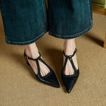 Josephine | Klassieke Leren Hakken