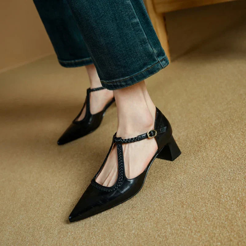 Josephine | Klassieke Leren Hakken