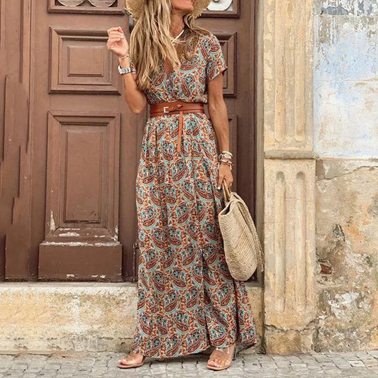 Laluna® | Elegante Bohemian Maxi-Jurk