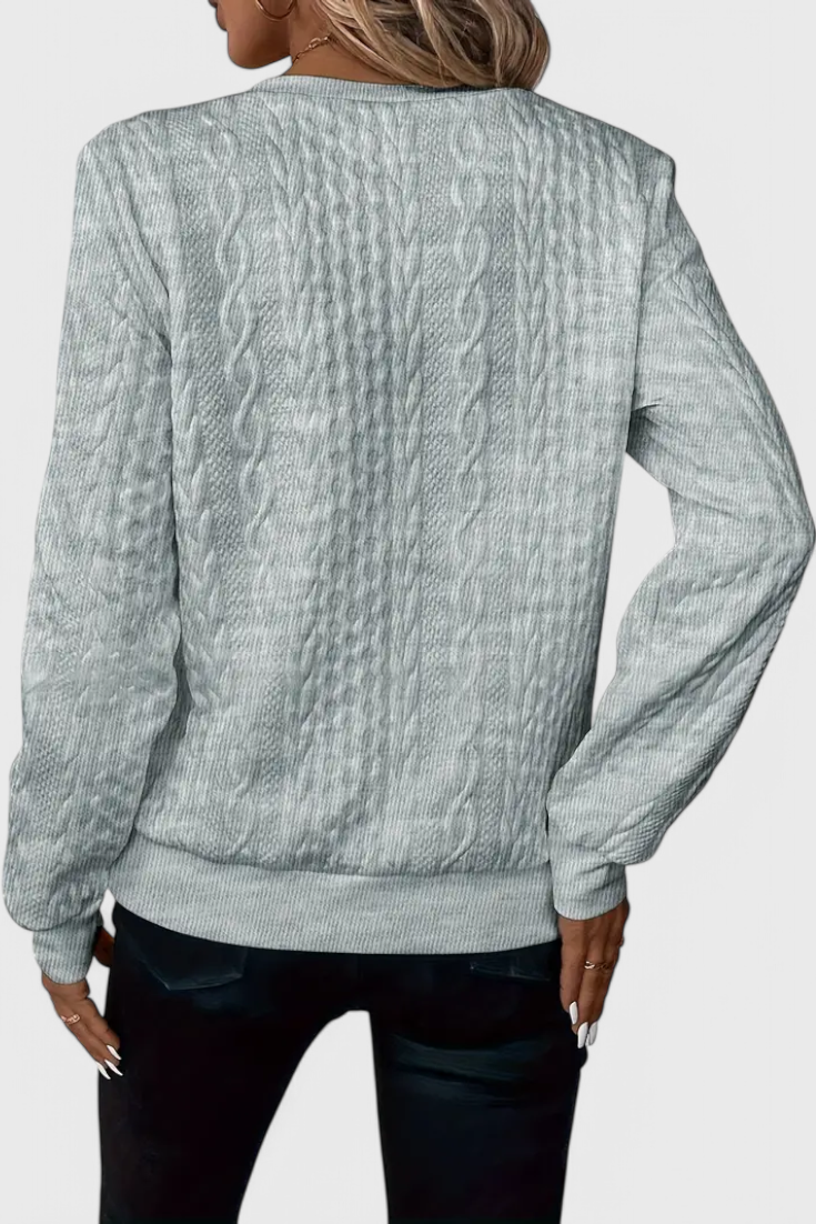 Zoey | Zachte Gebreide Trui met Rits