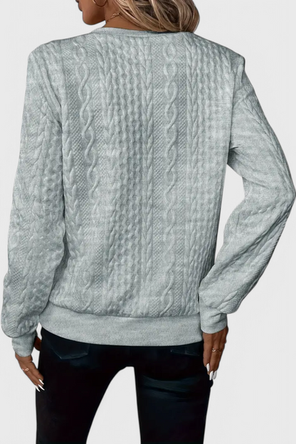 Zoey | Zachte Gebreide Trui met Rits