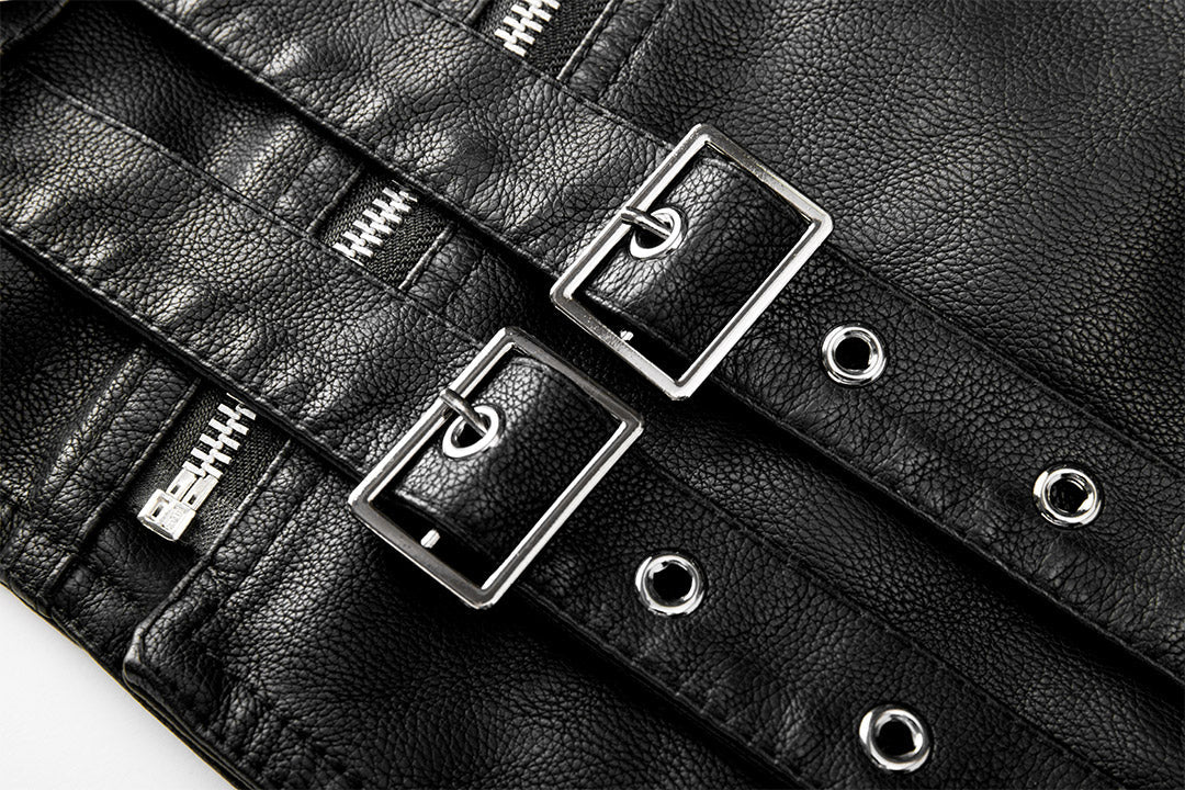 VAN HOUTEN™ | LEEREN JAS AVENUE