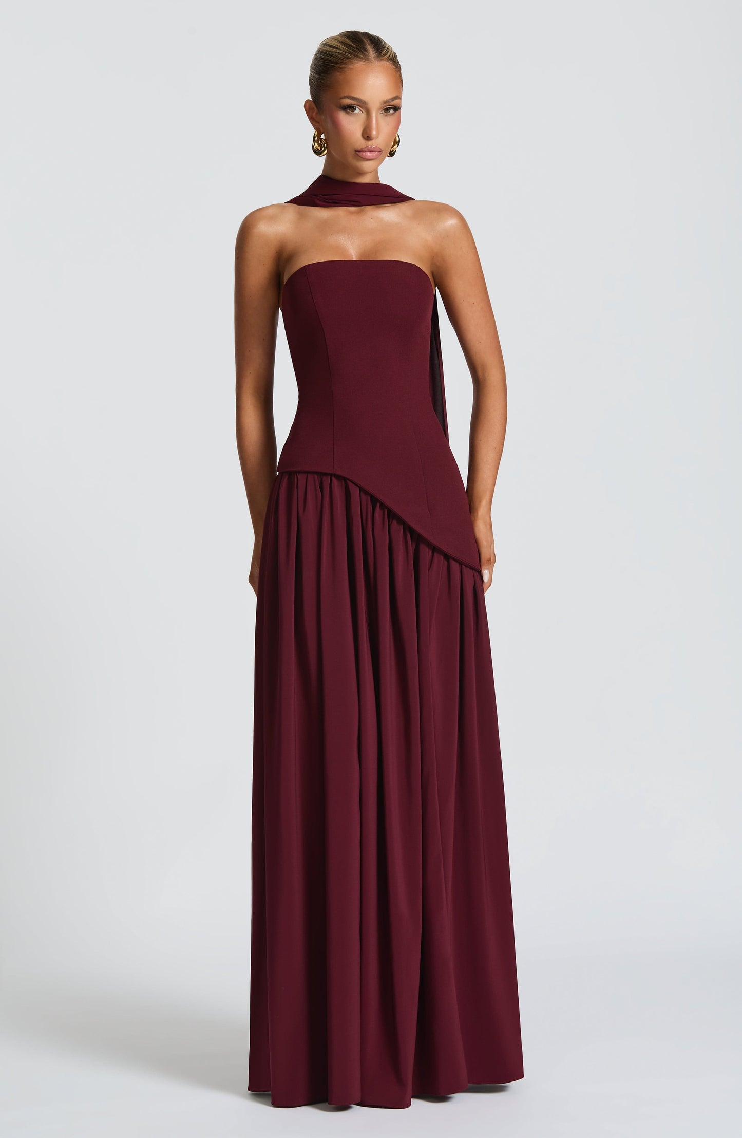 Van Houten™ | Chic Split Maxi Jurk