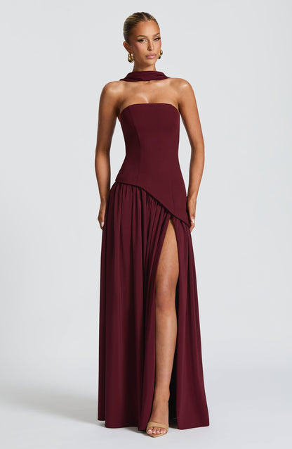 Van Houten™ | Chic Split Maxi Jurk
