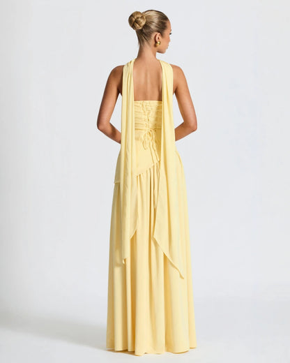 Van Houten™ | Chic Split Maxi Jurk
